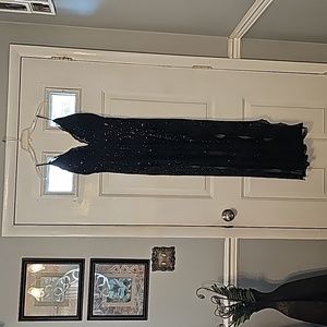 Black Sequin Jumpsuit